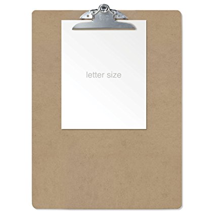 Officemate Recycled Wood Clipboard, Waybill Size, 15 x 20 Inches, 6 inch Clip (83104)