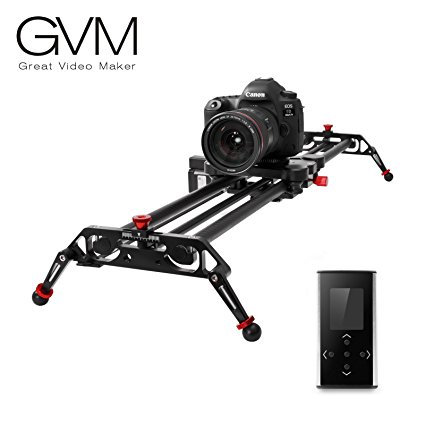 Camera Slider, GVM 48” Motorized DSLR Camera Track Dolly slider Video Stablilzer Rail with Time Lapse Tracking and 120-degree Panoramic Video Shooting, Perfect Photograph Movie Film Video Making