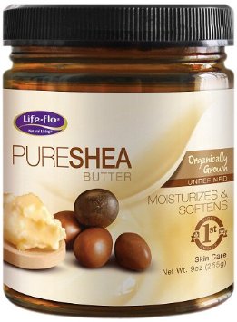 Life-Flo Organic Pure Shea Butter, 9 Ounce