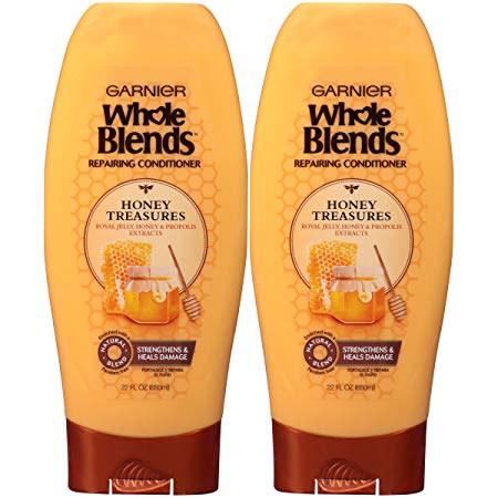 Garnier Hair Care Whole Blends Repairing Conditioner Honey Treasures for Damaged Hair, 2 Count