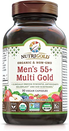 NutriGold Men's 55 Plus Multivitamin, 90 CT