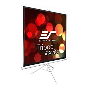 Elite Screens Tripod Series, 136-INCH 1:1, Adjustable Multi Aspect Ratio Portable Indoor Outdoor Projector Screen, 8K / 4K Ultra HD 3D Ready, 2-YEAR WARRANTY, T136NWS1