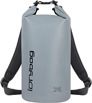 IDRYBAG Floating Dry Sack Roll Top 2L/5L/10L/15L/20L, Marine Waterproof Bag Water Sports, Lightweight Dry Bag Waterproof Outdoor for Kayaking, Fishing, Boating, Rafting, Canoeing, Hiking, Camping