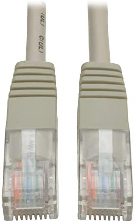 Tripp Lite Cat5e 350MHz Molded Patch Cable (RJ45 M/M) - Gray, 10-ft.(N002-010-GY)