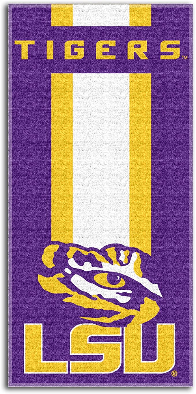 Officially Licensed NCAA "Zone Read" Beach Towel, Multiple Colors, 30" x 60"