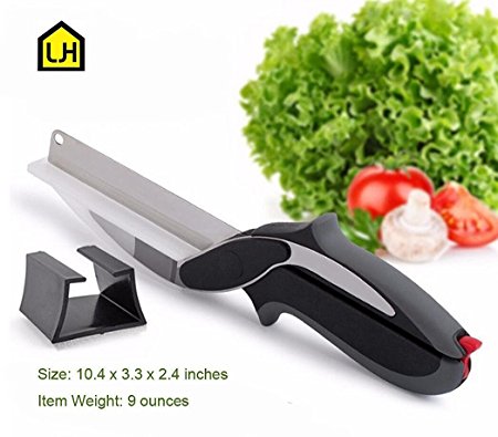 2-in-1 Food Chopper - Replace your Kitchen Knives and Cutting Boards