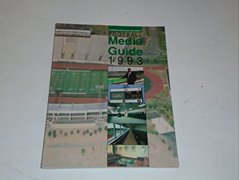 1993 EASTERN MICHIGAN COLLEGE FOOTBALL MEDIA GUIDE EX-MINT BOX 29