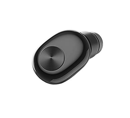 NANELER Mini Bluetooth Earpiece Wireless Invisible Stereo Earbud Headphones Car Headset Portable Earphone Black(One Pcs)