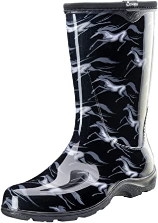 Sloggers 5021HRSBK06 Waterproof Comfort Boot, 6, Black