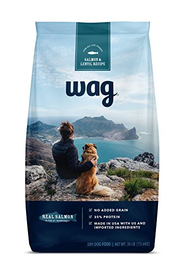 Wag Dry Dog Food, No Added Grain, Salmon & Lentil Recipe
