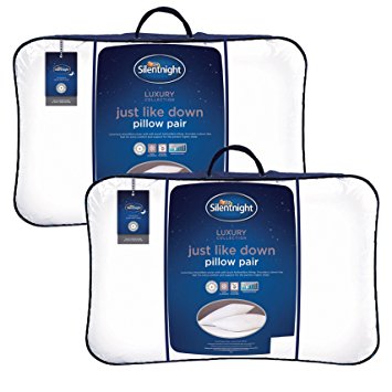 Silentnight Just Like Down Pillow, White, 4-Piece