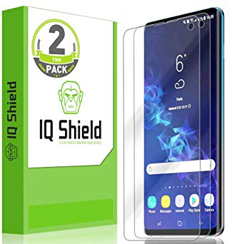 [2-Pack] IQ Shield LiQuidSkin Clear [Max Coverage] Screen Protector for Galaxy S10 6.1" [NOT Compatible with Verizon S10 5G] Bubble Free Film