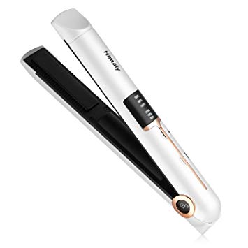 Cordless Hair Straightener for Travel, Mini USB Rechargeable Portable Flat Iron with Ceramic Tourmaline Plates, Adjustable Temperature