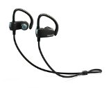 Murel P01 Wireless Handsfree Stereo Sport Earphones Earbuds Headsets Headphones with Built-in Microphone Secure Fit Molded to stay in your ears - Black Soft Touch