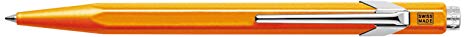 CREATIVE ART MATERIALS Caran D'ache Ballpoint Pen Metal Fluor Orange (849.030)