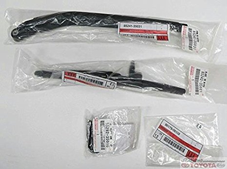 OEM TOYOTA 4RUNNER 2003 - 2009 REAR WIPER ARM ASSEMBLY INCLUDES ARM, BLADE, NUT AND CAP