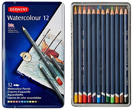 Derwent Water Color Pencils, Watercolor, Drawing, Art, 12-Pack  (32881)
