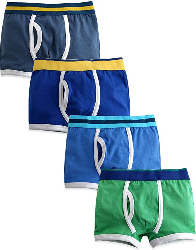 Vaenait Baby 2T-8T Toddler Kids Boys Boxer Briefs 3, 4 or 7 Pack Cotton Underwear Set Soft Comfort Breathable Cool