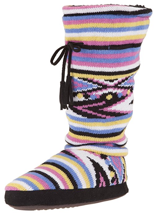 Muk Luks Women's Tall Fleece-Lined Slipper Boot