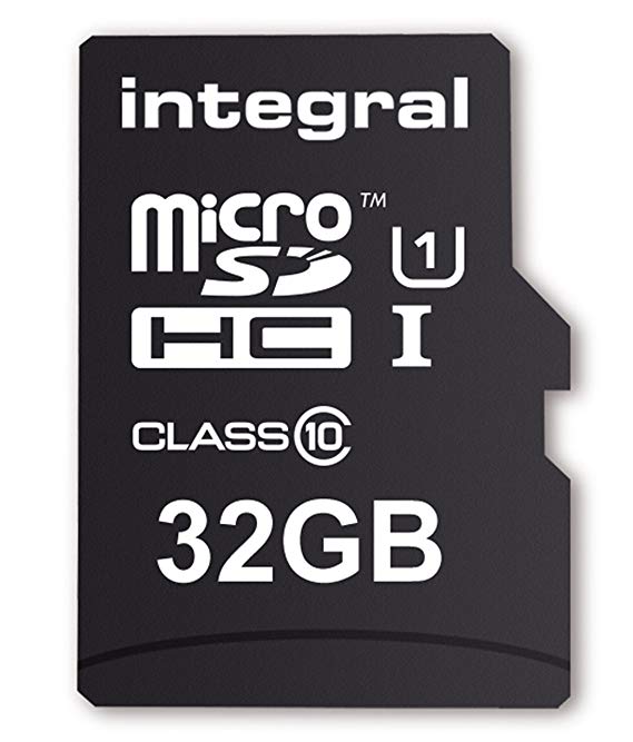 Integral Memory UltimaPro 32 GB MicroSDHC Class 10 Memory Card up to 40 MB/s, U1 Rating, Black