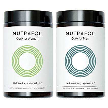 Supplement for Hair Loss Regrowth Treatment - Men's and Women's Nutrafol bundle