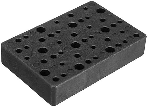 45 Holes Drill Bits Holder Plastic Storage Case Box Block for Dremel Rotary Tool Accessories