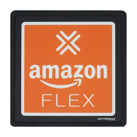 Amazon Flex LED Sign | Bright LED Lights | Wireless | Removable | USB Rechargeable Lithium Ion Battery | Uber/Lyft Rideshare Drivers | Ride Share Accessories | Make Your Car Visible