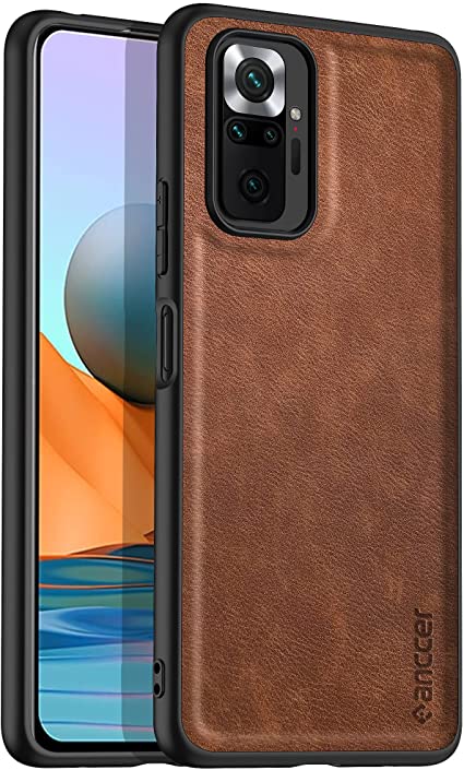 anccer Newborn Series Compatible with Xiaomi Redmi Note 10 Pro Case, Redmi Note 10 Pro Max Case (Brown)