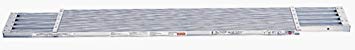 Werner PA210 250-Pound Duty Rating Aluminum Extension Plank, 14-Inch Wide by 10-to-17-Feet Long