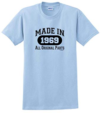 50th Birthday Gifts Made 1969 All Original Parts T-Shirt
