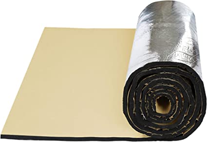 uxcell 394mil 10.76sqft Car Fen-der Engine Heat Sound Deadener Insulation Mat 79 x 20 Inches