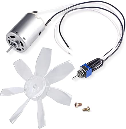 Livpow 6" RV Vent Fan Blade,Motor and Switch,Reversible Replacement Upgrade Kit