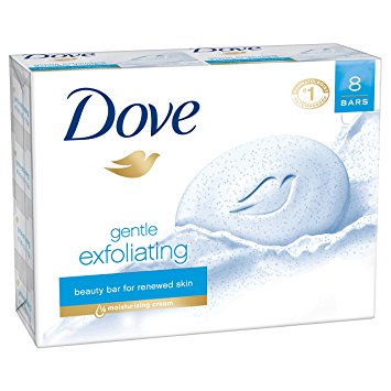 Dove Beauty Bar, Gentle Exfoliating 4 oz, 8 Bar