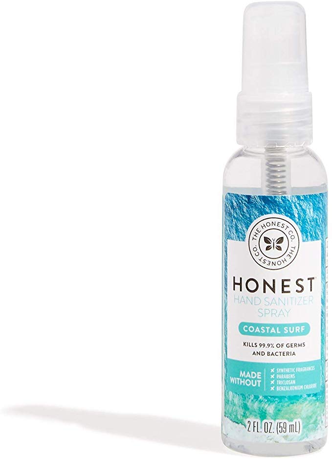 The Honest Company hand sanitizer spray, Coastal Surf, 2 Fl. Oz (Pack of 1)