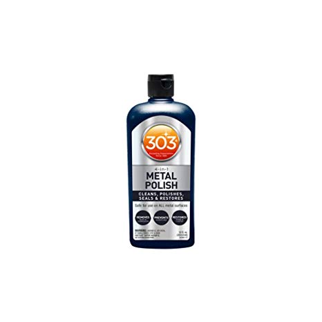 303 Metal Polish - Cleaner & Polish for Car Wheels Motorcycles Safe On All Metal Chrome Alloy Aluminum Stainless Steel Silver Copper Ultimate Shine & Preventing Rust With A Never Dull Look