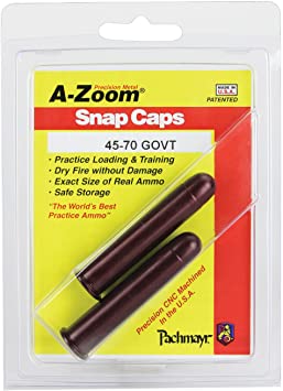 A-ZOOM Government Precision Snap Caps (2 Pack) (45-70-mm)