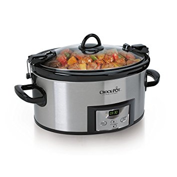 Crock-Pot SCCPVL610S-33A Cook and Carry Programmable Slow Cooker, 6 Quart, Stainless Steel