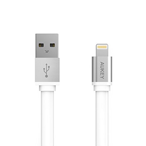 AUKEY Lightning to USB Cable, 6.6ft Apple MFi Certified for iPhone 7/6/6s Plus, iPad mini/Air/Pro and More