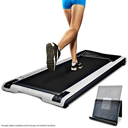 Sportstech DESKFIT DFT200 Office Desk Treadmill, Fit & healthy at the office and at home, Move and work at the same time, no more back pain, With practical tablet holder, remote control and app