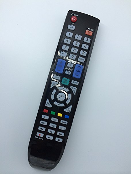 VINABTY New Replaced Remote BN59-00673A BN5900673A bn59-00673a fit For Samsung Televisions HL50A650 HL50A650C1 HL50A650C1F HL50A650C1FXZA HL50A650C1FXZC HL56A650 HL56A650C1F HL56A650C1FXZA HL56A650C1FXZC HL61A650 HL61A650C1F HL61A650C1FXZA HL61A650C1FXZC HL61A750 HL61A750A1F HL61A750A1FQZA HL61A750A1FXZA HL61A750A1FXZC HL67A750 HL67A750A1F