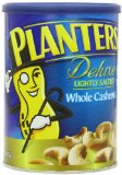 Planters Deluxe Whole Cashews Canister Lightly Salted 1825 Ounce