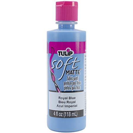 Tulip 20407 Soft Fabric Paint 4oz Matte Royal Blue