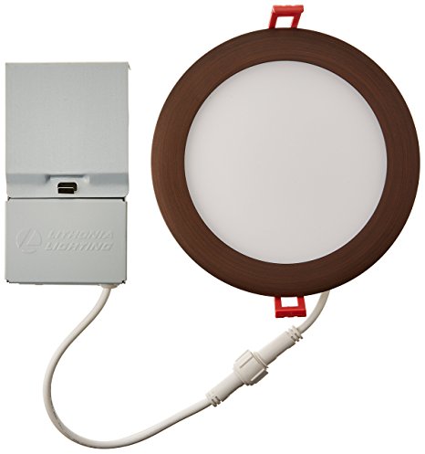 Lithonia Lighting WF6 LL LED 30K ORB M6 Ultra-Thin Dimmable LED Recessed Ceiling Light, 3000K | Bright White, Oil Rubbed Bronze