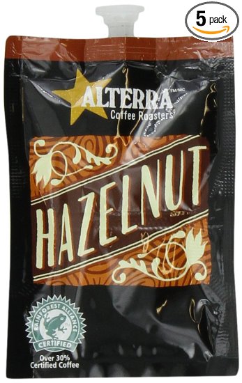 FLAVIA ALTERRA Coffee, Hazelnut, 20-Count Fresh Packs (Pack of 5)