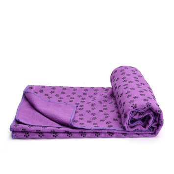 Yoga Mat Towel, Mansov Non Slip Yoga Mat Towel With Carrying Mesh Bag, Mat Cover for Bikram, Hot Yoga, Fitness, Exercise, Machine Washable