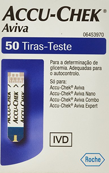 Accu Chek Aviva Glucose Test Strips - Pack of 50