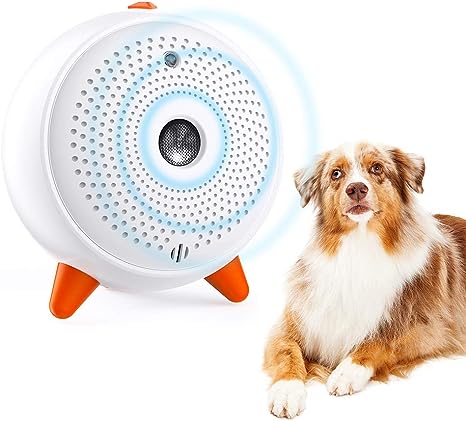 Bubbacare Ultrason Anti Aboiement Chien, Portable Automatique Boitier Anti Aboiement Voisin, Ultrason Repulsif Chien Rechargeable avec portée de 33FT, pour Les Petits et Grands Chiens