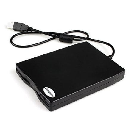 3.5" USB External Floppy Disk Drive Portable 1.44 MB FDD for PC Windows 98/ME/2000/XP/Vista/Windows 7/8,No Extra Driver Required,Plug and Play,Black