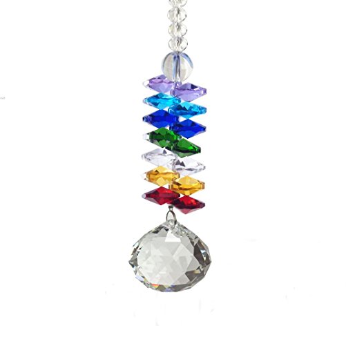30mm Chandelier Clear Crystals Ball Feng Shui Prisms Rainbow Octogon Chakra Suncatcher Decorating Hanging Balls (30mm)