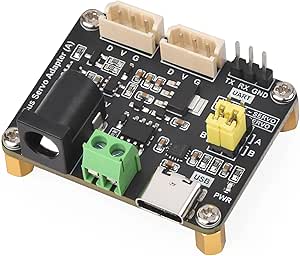 Serial Bus Servo Driver Board with Servo Power Supply and Control Circuit, Suitable for ST/SC Series Serial Bus Servos, Supports Controlling up to 253 ST/SC Series Serial Bus Servos at The Same Time